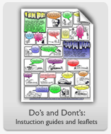 Do's and Dont's: Instruction guides and leaflets