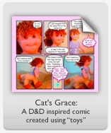 Cat's Grace - a D&D inspired comic (using 'toys')