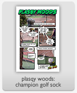 plasqy woods - champion golf sock