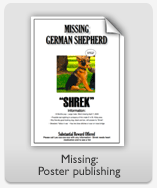 The'Missing' poster that helped find 'Shrek'