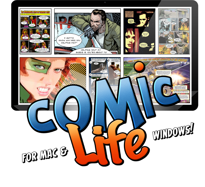 Presenting Comic Life from plasq, for Mac and Windows