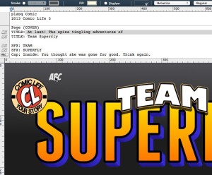 Team Superfly.comiclife SCRIPT EDITOR