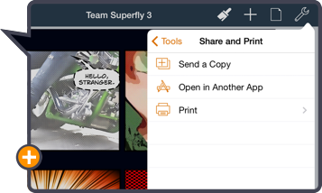 Comic Life for iPad and iPhone by plasq - Sharing is easy!